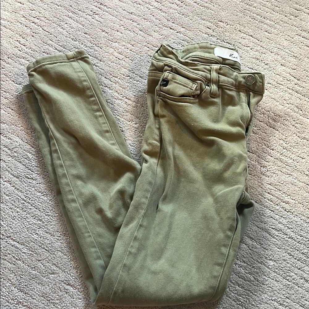 Olive Skinny Jeans with Modern Fit KanCan 5/26